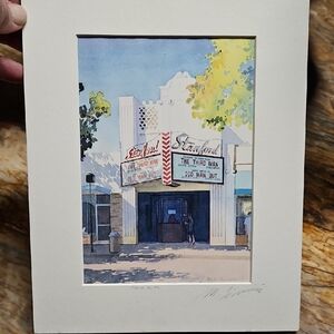 STANFORD Watercolor Art Print
